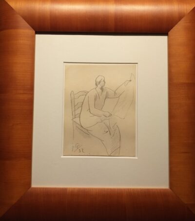 González - Ref 2619 Femme assise lisant