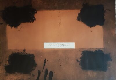 Tàpies ref 2971 Tissu collé
